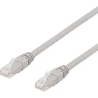 Deltaco TP-650AU, 50 m, Cat6a, U/UTP (UTP), RJ-45, RJ-45, Grau