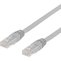 Deltaco TP-650, 50 m, Cat6, U/UTP (UTP), RJ-45, RJ-45, Grau