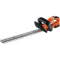 Black & Decker GTC1845L20-QW, 45 cm, Doppelte Klinge, 1,8 cm, 1300 SPM, Schwarz, Orange, Akku