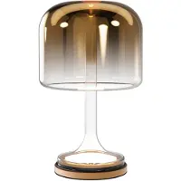Maytoni LED-Tischleuchte Spirito, gold, Glas, Höhe 42 cm