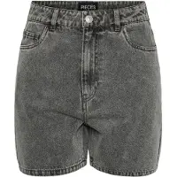 Pieces Pcabbi Mw Jeansshorts | Grau | M