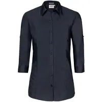 Hakro Damen Bluse 3/4 Arm Vario Performance #120 Gr. 6XL tinte