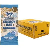 Chimpanzee Dark Chocolate &amp; Sea Salt Vegan Energie-riegel-box 15 Einheiten