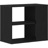 vidaXL Sideboard Schwarz Eichen-Optik 60 x 30 x 50 cm Holzwerkstoff