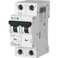 Eaton 279137 Leitungsschutzschalter, 6 A, 2p, Charakteristik: C, DC FAZ-C6/2-DC