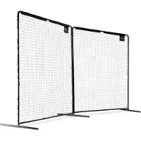 Exit Backstop Ballfangnetz 300x600 cm für Fußball im Garten, 2 Netze je 300x300 cm, auch einzeln aufstellbar, mit Verankerungsset