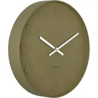 Karlsson - Wanduhr Mr. Grüne Zahlen - Moosgrün