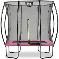 Exit Silhouette Trampolin 153x214cm, auf Beinen, Rechteckig, für Kinder, Rosa