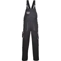 Portwest TX12 Texo Kontrast Latzhose Black Gr. XS