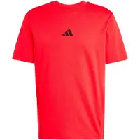 Adidas Sportswear "ESSENTIALS SMALL LOGO SINGLE JERSEY" sportliches Kurzarmshirt, mit Rundhalsausschnitt
