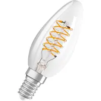 Osram Vintage 1906 LED-Kerze E14 4,8W 827 klar dim