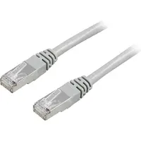 Deltaco 25-STP, 25 m, Cat5e, F/UTP (FTP), RJ-45, RJ-45, Grau