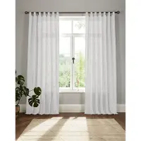 Andas Vorhang "Elby 1", (1 St.), transparent, basic, monochrom, bis 295 cm Länge