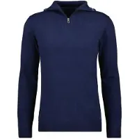 Ragman Rundhalspullover , Herren, Gr. 56, blau (marineblau), Strick, 95% Baumwolle, 5% Kaschmir, Pullover Rundhalspullover