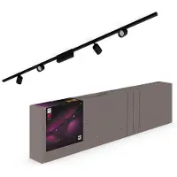 Philips Hue Perifo Schienensystem 4x Spots schwarz