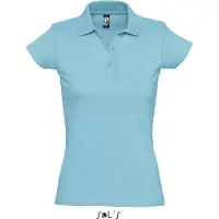 Sol SOLs 11376 | Damen Poloshirt Prescott - Farbe: Royal Blue - Größe: XXL