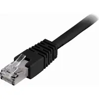 Deltaco STP-620S, 20 m, Cat6, F/UTP (FTP), RJ-45, RJ-45, Schwarz