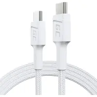 Green Cell KABGC30W, 1,2 m, USB C, USB C, USB 3.2 Gen 1 (3.1 Gen 1), 0,48 Gbit/s, Weiß