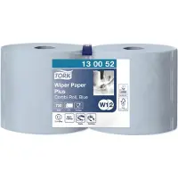 Tork Adv. Wiper 420 Perform. 2-lgs blauw 255 mtr x 24 cm pak à 2 rol/750 vel