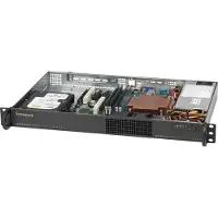 Supermicro SuperChassis 510-203B, Rack, Server, Schwarz, 1U, HDD, LAN, Leistung, USA - UL, FCC, CUL, CCC, EN 60950/IEC 60950, CE, TUV, 80Plus