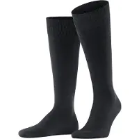 Falke Ultra Energizing Herren Kniestrümpfe, 45-46, Schwarz, Uni, Baumwolle