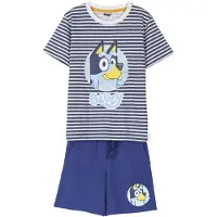 Cerdá Group French Terry Bluey Kurzarm-set Mehrfarbig 24 Months Mädchen Mehrfarbig 24 Months