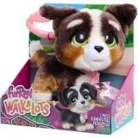 Furreal Walk-A-Lots Bernedoodle, interaktives Spielzeug, 20 cm, für Kinder ab 4 Jahren