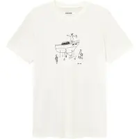 DEDICATED - T-Shirt Stockholm All Out Boat - T-Shirt Gr M weiß