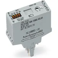 Wago 286-640 Zeitrelaismodul,Eingangsnennspannung DC 24 V,Grenzdauerstrom 6 A,grau 286640