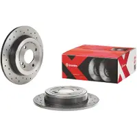 Brembo Bremsscheibe 08c1721x Gelocht 262mm 10mm für KIA (DYK) HYUNDAI