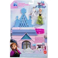 Mattel Disney Frozen Disney Die Eiskönigin Storytime Stackers-Spielset, Puppenhaus von Annas Schloss in Arendelle mit kleiner Puppe, Modepuppe, 3 Jahr(e), Junge/Mädchen, 274,3 mm, 350 g, Mehrfarbig