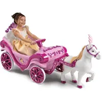 HUFFY Disney Princess Carriage 7.2v Battery Ride On