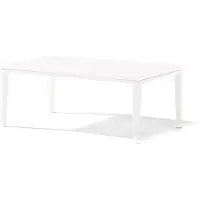 Sieger Cannes Loungetisch 110x60x40 cm weiß/weiß