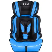 Kikid Kindersitz Basic 76-150cm R129, schwarz blau