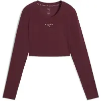 Puma W x Hyrox Shapeluxe LS Crop Tee ruby shimmer (96) XL