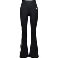 Adidas Optime Essentials Workout 3-Stripes Flared Leggings black-white (095A) 2XL