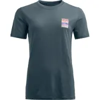 Ortovox - Women's 140 Cool Mountain Gradient T-Shirt - Merinoshirt Gr L grau