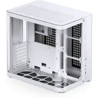 Jonsbo TK-2 2.0, Midi Tower, PC, Schwarz, ATX, ITX, Mini-ATX, Stahl, Gehärtetes Glas, 16,5 cm