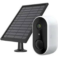 Arenti GO1 & SP1 1080P Full HD batteriebetriebene WLAN IP Überwachungskamera mit KI-basierter Personenerkennung inklusive Solarpanel