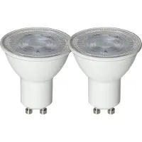 Star Trading 348-71-1 LED-Lamp "Spotlight", GU 10, F3000 K, 80 Ra, 170 LM, 340 Cd,36° Winkel, ca. 5,4x5 cm, 230 V /2 W, (entspr.25 W), 2er Set