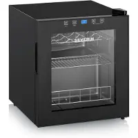 Severin Weinkühlschrank WKS 8907 aus Glas, schwarz