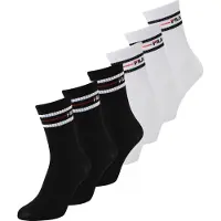 FILA Socken "UNISEX LIFESTYLE PLAIN SOCKS" 6 Paar tlg. mit eingestricktem Logo