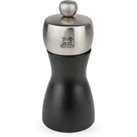 Peugeot Fidji, Pfeffermühle, Schwarz, Edelstahl, Holz, Edelstahl, 120 mm