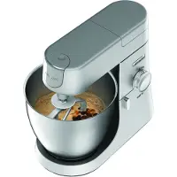 Kenwood Chef XL Küchenmaschine Silber KVL4100S – 6,7 L Schüssel, 1200W, planetarisches Rührsystem, 3-tlg. Patisserie-Set