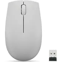 Lenovo 300, Beidhändig, Optisch, RF Wireless, 1000 DPI, Grau