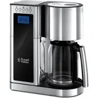 Russell Hobbs Filterkaffeemaschine Elegance, 1,25 l Glaskanne, 1600 Watt