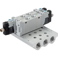 FESTO G1/4''-Verteiler 3-Stationen 566619 VABM-L1-14S-G14-3
