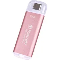 Transcend ESD300, 512 GB, USB Typ-C, 3.2 Gen 2 (3.1 Gen 2), 1050 MB/s, 10 Gbit/s, Pink