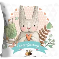 Queence Dekokissen "Phoebe", Mit Easter Greetings