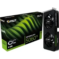 Palit GeForce RTX 5060 Ti Dual OC, GeForce RTX 5060 Ti, 8 GB, GDDR7, 128 Bit, 7680 x 4320 Pixel, PCI Express 5.0